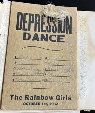 HIGH SCHOOL MEMORIES SCRAPBOOK 1931 COLORADO SPRINGS PALMER HIGH SCHOOL RAINBOW GIRLS ZETA LITERARY SOCIETY SNAPSHOTS