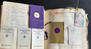 HIGH SCHOOL MEMORIES SCRAPBOOK 1931 COLORADO SPRINGS PALMER HIGH SCHOOL RAINBOW GIRLS ZETA LITERARY SOCIETY SNAPSHOTS