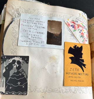 HIGH SCHOOL MEMORIES SCRAPBOOK 1931 COLORADO SPRINGS PALMER HIGH SCHOOL RAINBOW GIRLS ZETA LITERARY SOCIETY SNAPSHOTS