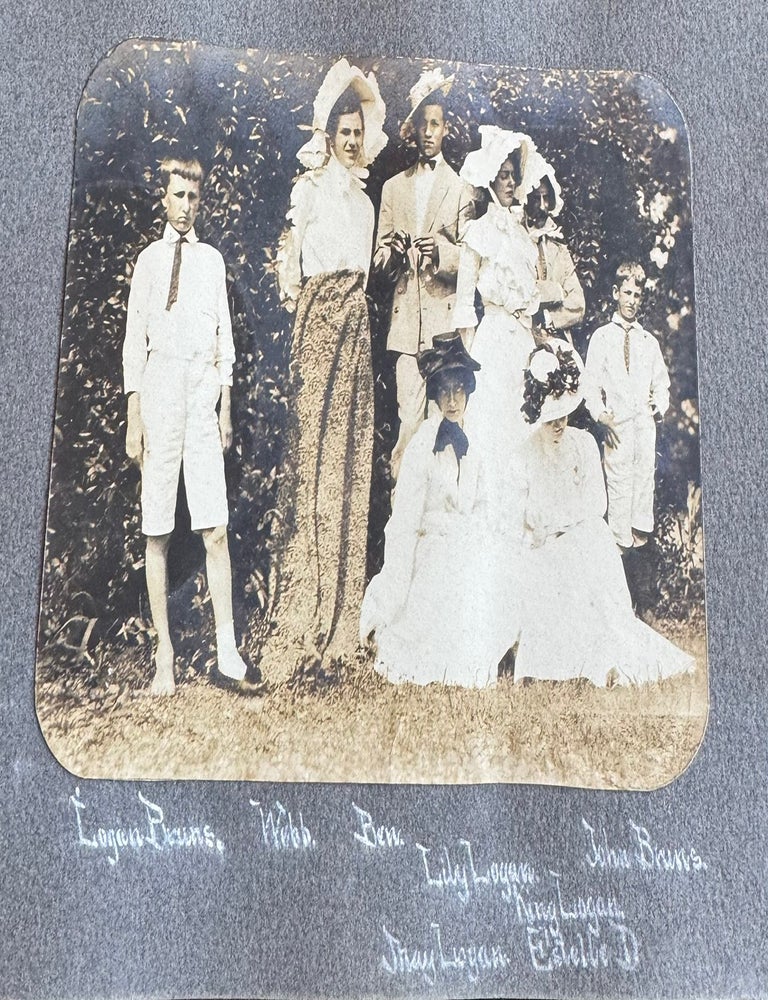 Item #1669 CORNELL UNIVERSITY SIGMA CHI FRATERNITY PHOTO ALBUM 1904-1905 STUDENTS IN DRAG TOBOGGAN RUN SPRING DAY CAMPUS SENIOR TRIP