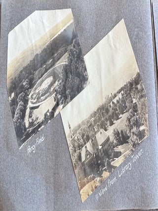 CORNELL UNIVERSITY SIGMA CHI FRATERNITY PHOTO ALBUM 1904-1905 STUDENTS IN DRAG TOBOGGAN RUN SPRING DAY CAMPUS SENIOR TRIP