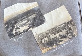 CORNELL UNIVERSITY SIGMA CHI FRATERNITY PHOTO ALBUM 1904-1905 STUDENTS IN DRAG TOBOGGAN RUN SPRING DAY CAMPUS SENIOR TRIP