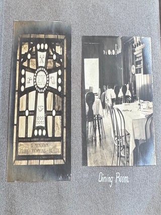CORNELL UNIVERSITY SIGMA CHI FRATERNITY PHOTO ALBUM 1904-1905 STUDENTS IN DRAG TOBOGGAN RUN SPRING DAY CAMPUS SENIOR TRIP
