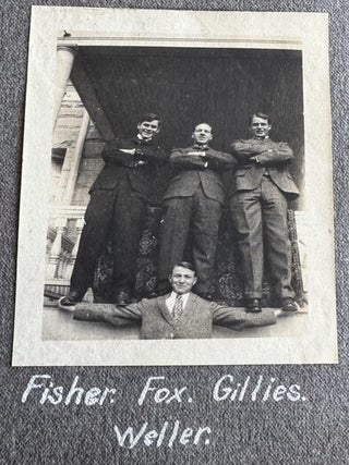 CORNELL UNIVERSITY SIGMA CHI FRATERNITY PHOTO ALBUM 1904-1905 STUDENTS IN DRAG TOBOGGAN RUN SPRING DAY CAMPUS SENIOR TRIP