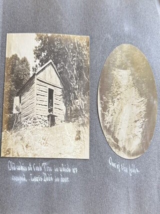 CORNELL UNIVERSITY SIGMA CHI FRATERNITY PHOTO ALBUM 1904-1905 STUDENTS IN DRAG TOBOGGAN RUN SPRING DAY CAMPUS SENIOR TRIP