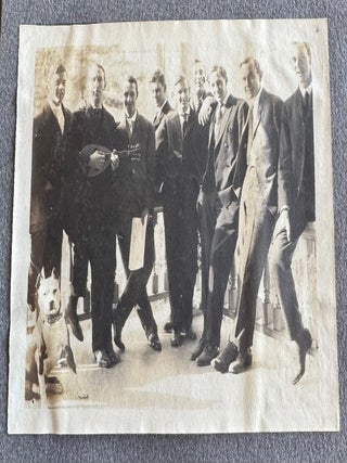 CORNELL UNIVERSITY SIGMA CHI FRATERNITY PHOTO ALBUM 1904-1905 STUDENTS IN DRAG TOBOGGAN RUN SPRING DAY CAMPUS SENIOR TRIP