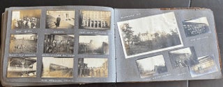 CORNELL UNIVERSITY SIGMA CHI FRATERNITY PHOTO ALBUM 1904-1905 STUDENTS IN DRAG TOBOGGAN RUN SPRING DAY CAMPUS SENIOR TRIP