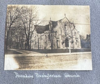 CORNELL UNIVERSITY SIGMA CHI FRATERNITY PHOTO ALBUM 1904-1905 STUDENTS IN DRAG TOBOGGAN RUN SPRING DAY CAMPUS SENIOR TRIP