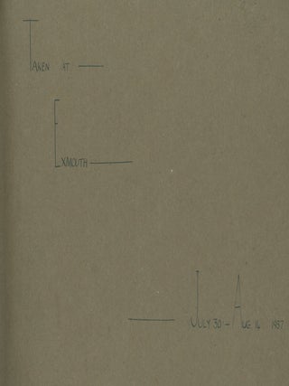 GIRLS TRIP - FUN WITH BOYS ON THE BEACH, EXMOUTH, ENGLAND, 1937 PHOTO ALBUM