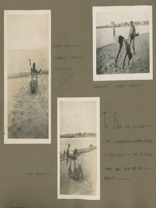 GIRLS TRIP - FUN WITH BOYS ON THE BEACH, EXMOUTH, ENGLAND, 1937 PHOTO ALBUM