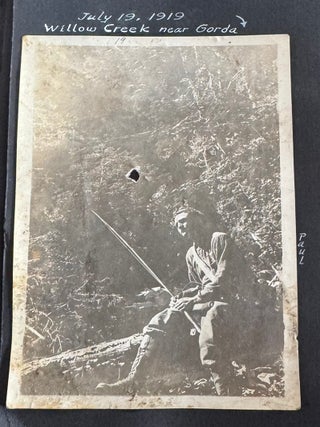 CALIFORNIA WESTERN HUNTING & FISHING PHOTO ALBUM 1915-1947 STRIPED BASS PHEASANT GROUSE CLEAR LAKE NAPA BIG SUR