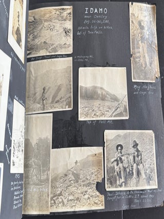 CALIFORNIA WESTERN HUNTING & FISHING PHOTO ALBUM 1915-1947 STRIPED BASS PHEASANT GROUSE CLEAR LAKE NAPA BIG SUR