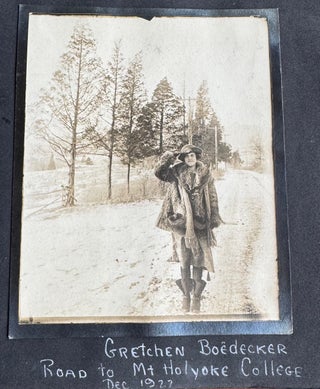 MOUNT HOLYOKE, DARTMOUTH & SMITH COLLEGE WOMAN’S PHOTO ALBUM — 350+ SNAPSHOTS, NEW ENGLAND COLLEGE LIFE, ROAD TRIPS, YOSEMITE, 1921–1930S