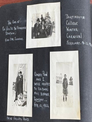 MOUNT HOLYOKE, DARTMOUTH & SMITH COLLEGE WOMAN&rsquo;S PHOTO ALBUM &mdash; 350+ SNAPSHOTS, NEW ENGLAND COLLEGE LIFE, ROAD TRIPS, YOSEMITE, 1921&ndash;1930S