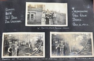 MOUNT HOLYOKE, DARTMOUTH & SMITH COLLEGE WOMAN’S PHOTO ALBUM — 350+ SNAPSHOTS, NEW ENGLAND COLLEGE LIFE, ROAD TRIPS, YOSEMITE, 1921–1930S