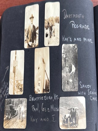 MOUNT HOLYOKE, DARTMOUTH & SMITH COLLEGE WOMAN&rsquo;S PHOTO ALBUM &mdash; 350+ SNAPSHOTS, NEW ENGLAND COLLEGE LIFE, ROAD TRIPS, YOSEMITE, 1921&ndash;1930S