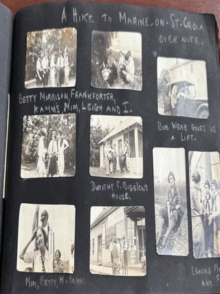 MOUNT HOLYOKE, DARTMOUTH & SMITH COLLEGE WOMAN&rsquo;S PHOTO ALBUM &mdash; 350+ SNAPSHOTS, NEW ENGLAND COLLEGE LIFE, ROAD TRIPS, YOSEMITE, 1921&ndash;1930S