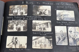 MOUNT HOLYOKE, DARTMOUTH & SMITH COLLEGE WOMAN’S PHOTO ALBUM — 350+ SNAPSHOTS, NEW ENGLAND COLLEGE LIFE, ROAD TRIPS, YOSEMITE, 1921–1930S