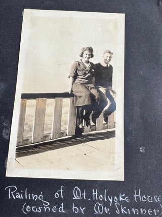 MOUNT HOLYOKE, DARTMOUTH & SMITH COLLEGE WOMAN&rsquo;S PHOTO ALBUM &mdash; 350+ SNAPSHOTS, NEW ENGLAND COLLEGE LIFE, ROAD TRIPS, YOSEMITE, 1921&ndash;1930S