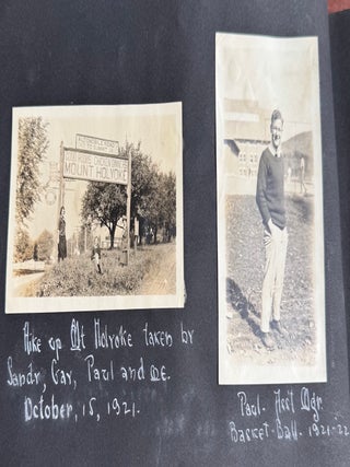 MOUNT HOLYOKE, DARTMOUTH & SMITH COLLEGE WOMAN’S PHOTO ALBUM — 350+ SNAPSHOTS, NEW ENGLAND COLLEGE LIFE, ROAD TRIPS, YOSEMITE, 1921–1930S