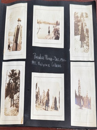 MOUNT HOLYOKE, DARTMOUTH & SMITH COLLEGE WOMAN’S PHOTO ALBUM — 350+ SNAPSHOTS, NEW ENGLAND COLLEGE LIFE, ROAD TRIPS, YOSEMITE, 1921–1930S