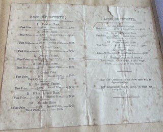 U.S.S. BALTIMORE NAVAL TRAVEL SCRAPBOOK WITH MEIJI JAPAN & EGYPT HAND-COLORED PHOTOGRAPHS, CRUCIFIXION & GOKUMON, 1898 ST. KITTS PROGRAM