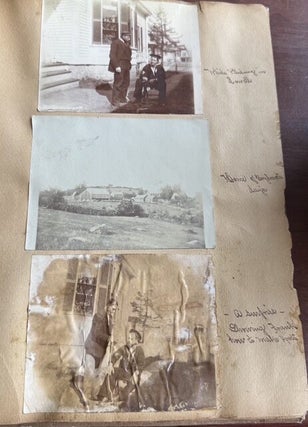 U.S.S. BALTIMORE NAVAL TRAVEL SCRAPBOOK WITH MEIJI JAPAN & EGYPT HAND-COLORED PHOTOGRAPHS, CRUCIFIXION & GOKUMON, 1898 ST. KITTS PROGRAM