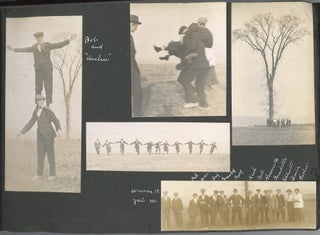 Item #1678 ORANGE MASSACHUSETTS FAMILY PHOTO ALBUM WITH BOY SCOUTS, GIRL SCOUTS, CAMP SETON, LAKE...