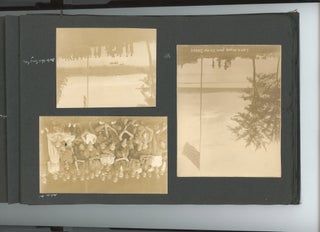 ORANGE MASSACHUSETTS FAMILY PHOTO ALBUM WITH BOY SCOUTS, GIRL SCOUTS, CAMP SETON, LAKE WYOLA, LAKE MATTAWA, BASEBALL & WORLD WAR I HOME FRONT, 1914–1917