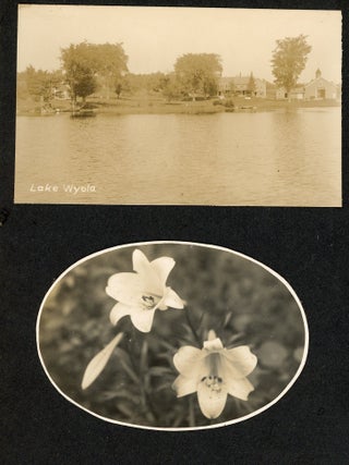 ORANGE MASSACHUSETTS FAMILY PHOTO ALBUM WITH BOY SCOUTS, GIRL SCOUTS, CAMP SETON, LAKE WYOLA, LAKE MATTAWA, BASEBALL & WORLD WAR I HOME FRONT, 1914&ndash;1917