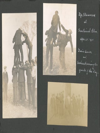 ORANGE MASSACHUSETTS FAMILY PHOTO ALBUM WITH BOY SCOUTS, GIRL SCOUTS, CAMP SETON, LAKE WYOLA, LAKE MATTAWA, BASEBALL & WORLD WAR I HOME FRONT, 1914&ndash;1917