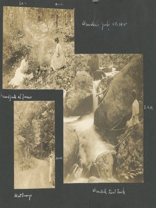 ORANGE MASSACHUSETTS FAMILY PHOTO ALBUM WITH BOY SCOUTS, GIRL SCOUTS, CAMP SETON, LAKE WYOLA, LAKE MATTAWA, BASEBALL & WORLD WAR I HOME FRONT, 1914&ndash;1917