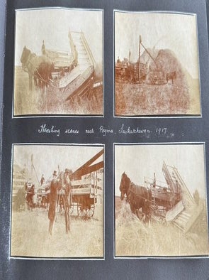 1916-1918 CROSS-CANADA PHOTO ALBUM BANFF VANCOUVER REGINA NOVA SCOTIA CHICAGO MILWAUKEE 270 PHOTOS
