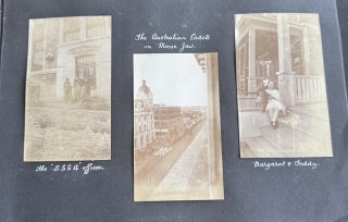1916-1918 CROSS-CANADA PHOTO ALBUM BANFF VANCOUVER REGINA NOVA SCOTIA CHICAGO MILWAUKEE 270 PHOTOS