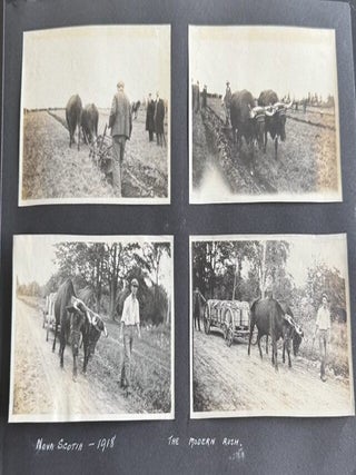 1916-1918 CROSS-CANADA PHOTO ALBUM BANFF VANCOUVER REGINA NOVA SCOTIA CHICAGO MILWAUKEE 270 PHOTOS