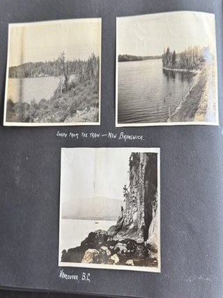 1916-1918 CROSS-CANADA PHOTO ALBUM BANFF VANCOUVER REGINA NOVA SCOTIA CHICAGO MILWAUKEE 270 PHOTOS