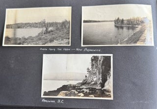 1916-1918 CROSS-CANADA PHOTO ALBUM BANFF VANCOUVER REGINA NOVA SCOTIA CHICAGO MILWAUKEE 270 PHOTOS