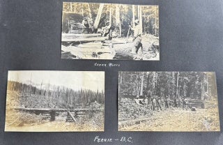 1916-1918 CROSS-CANADA PHOTO ALBUM BANFF VANCOUVER REGINA NOVA SCOTIA CHICAGO MILWAUKEE 270 PHOTOS