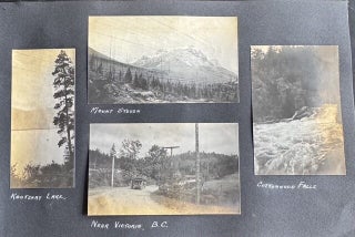 1916-1918 CROSS-CANADA PHOTO ALBUM BANFF VANCOUVER REGINA NOVA SCOTIA CHICAGO MILWAUKEE 270 PHOTOS