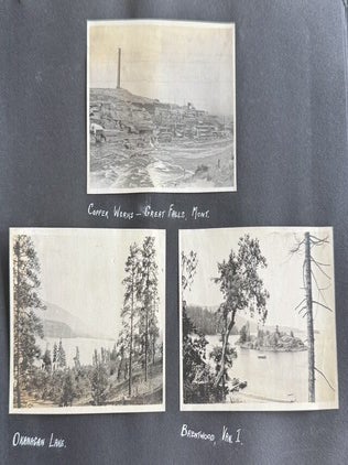 1916-1918 CROSS-CANADA PHOTO ALBUM BANFF VANCOUVER REGINA NOVA SCOTIA CHICAGO MILWAUKEE 270 PHOTOS