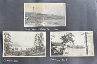 1916-1918 CROSS-CANADA PHOTO ALBUM BANFF VANCOUVER REGINA NOVA SCOTIA CHICAGO MILWAUKEE 270 PHOTOS