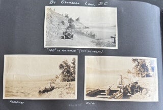 1916-1918 CROSS-CANADA PHOTO ALBUM BANFF VANCOUVER REGINA NOVA SCOTIA CHICAGO MILWAUKEE 270 PHOTOS