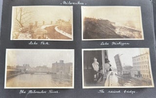 1916-1918 CROSS-CANADA PHOTO ALBUM BANFF VANCOUVER REGINA NOVA SCOTIA CHICAGO MILWAUKEE 270 PHOTOS