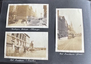 1916-1918 CROSS-CANADA PHOTO ALBUM BANFF VANCOUVER REGINA NOVA SCOTIA CHICAGO MILWAUKEE 270 PHOTOS