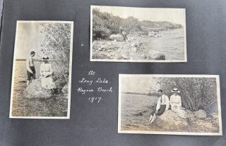 1916-1918 CROSS-CANADA PHOTO ALBUM BANFF VANCOUVER REGINA NOVA SCOTIA CHICAGO MILWAUKEE 270 PHOTOS