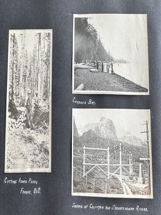 1916-1918 CROSS-CANADA PHOTO ALBUM BANFF VANCOUVER REGINA NOVA SCOTIA CHICAGO MILWAUKEE 270 PHOTOS