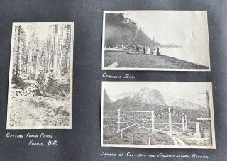 1916-1918 CROSS-CANADA PHOTO ALBUM BANFF VANCOUVER REGINA NOVA SCOTIA CHICAGO MILWAUKEE 270 PHOTOS