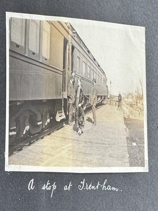 1916-1918 CROSS-CANADA PHOTO ALBUM BANFF VANCOUVER REGINA NOVA SCOTIA CHICAGO MILWAUKEE 270 PHOTOS