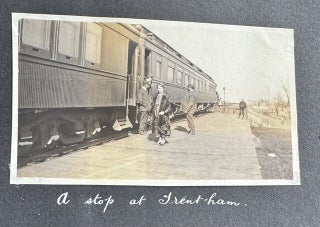 1916-1918 CROSS-CANADA PHOTO ALBUM BANFF VANCOUVER REGINA NOVA SCOTIA CHICAGO MILWAUKEE 270 PHOTOS