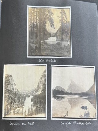 1916-1918 CROSS-CANADA PHOTO ALBUM BANFF VANCOUVER REGINA NOVA SCOTIA CHICAGO MILWAUKEE 270 PHOTOS